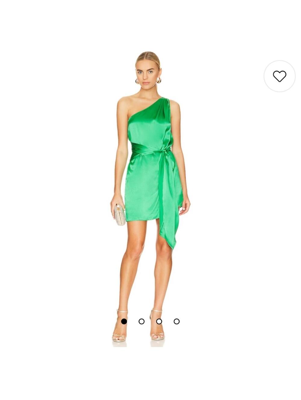 Amanda Uprichard Delmar Dress in Jungle snags small